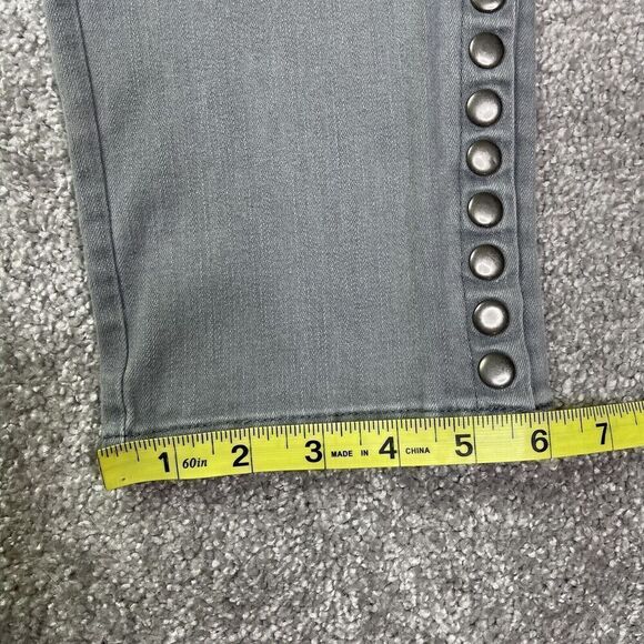 Soft Surroundings Pants Women’s Large Petite Gray Skinny Pull On Stretch - Picture 12 of 12